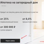 How to get a mortgage for a private house in Sberbank