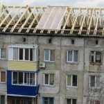 Major roof repairs of an apartment building